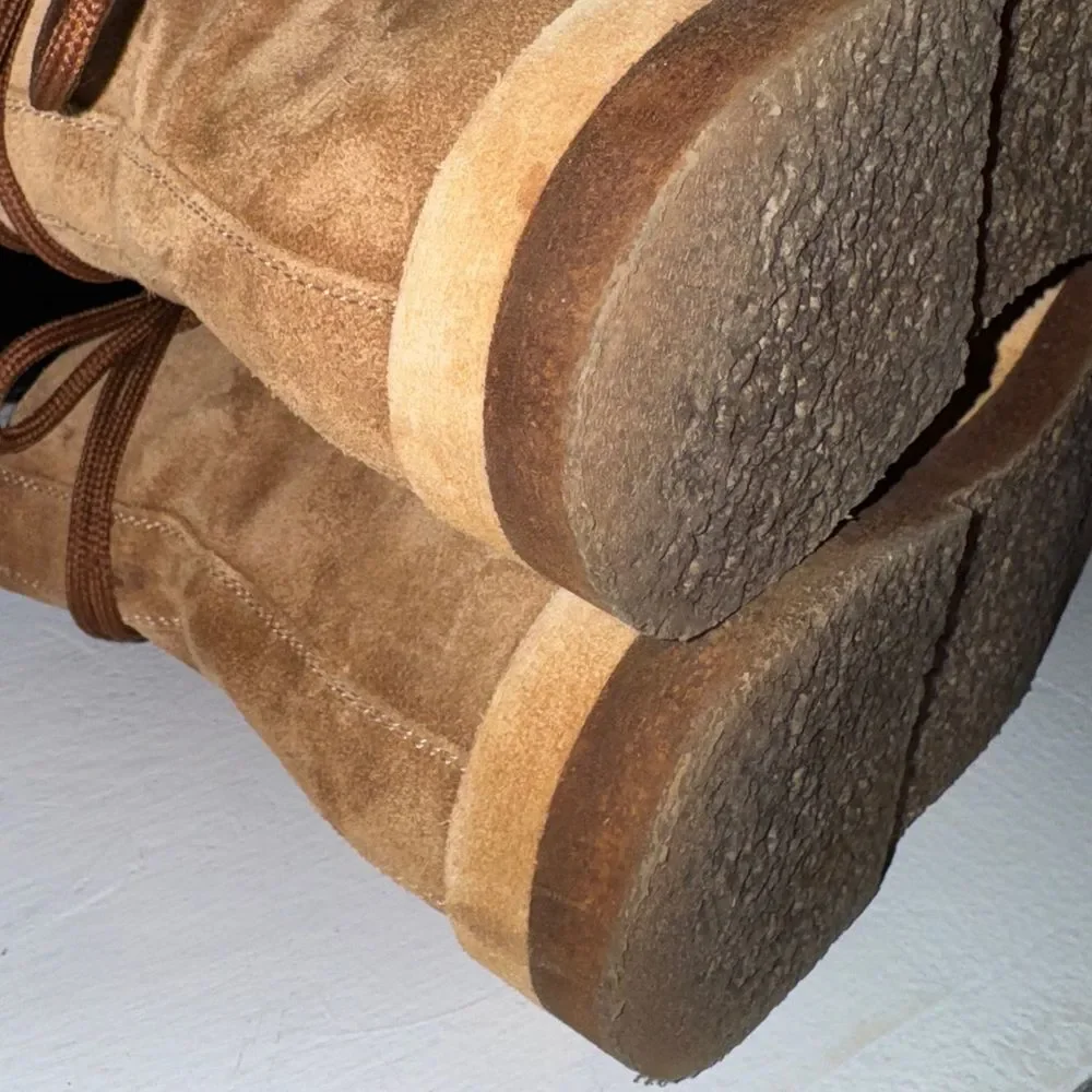 JENNI KAYNE Canyon Suede Boots Chestnut Brown Women’s Size 37